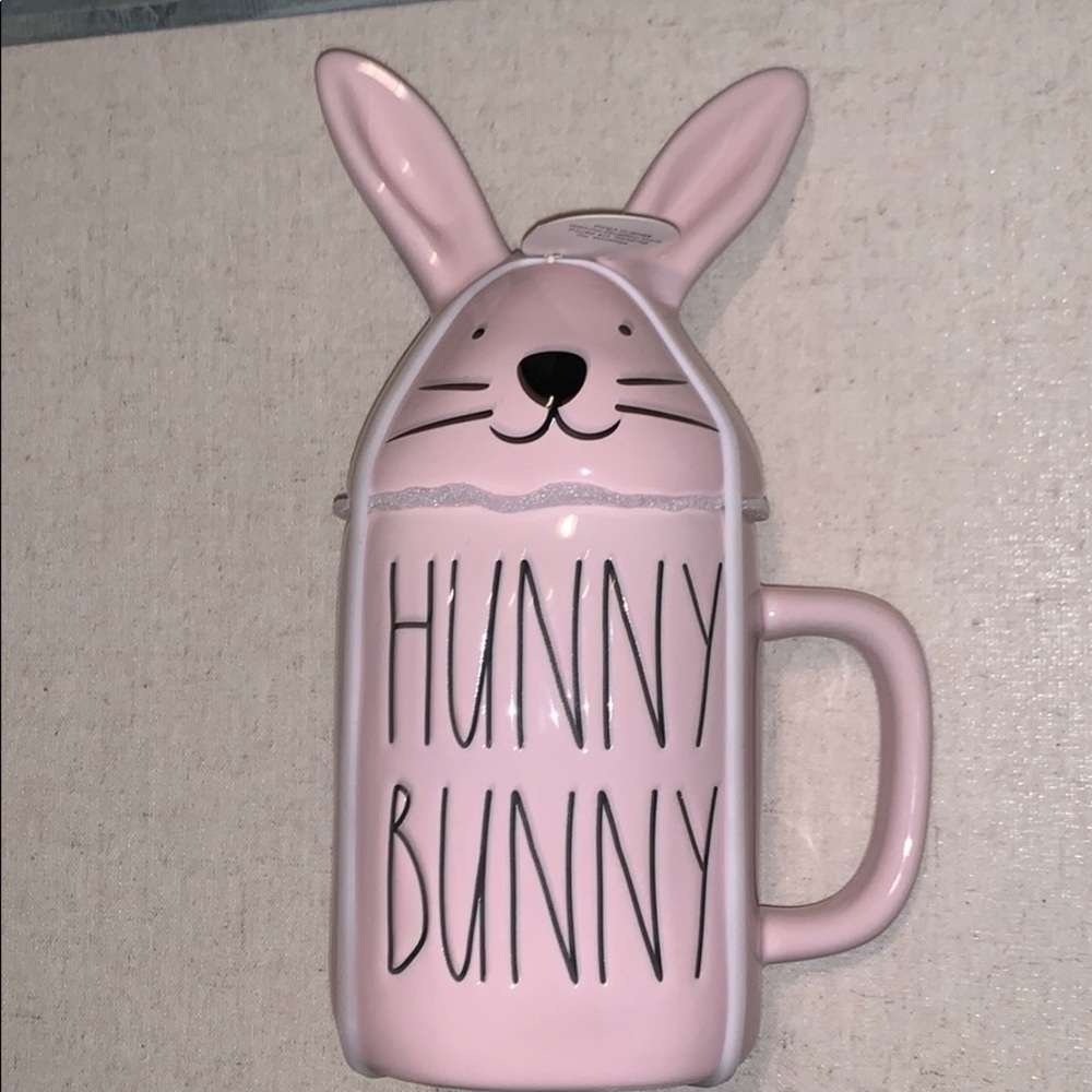 Rae Dunn Hunny Bunny Mug with Topper